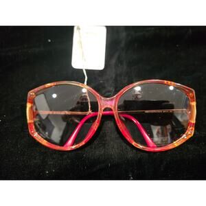 *Christian Dior* Vintage Sunglasses 2758 30-Red/Yellow Frames w/Lt. Brown Lenses